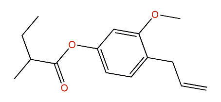 4-Allyl-3-methoxyphenyl 2-methylbutanoate